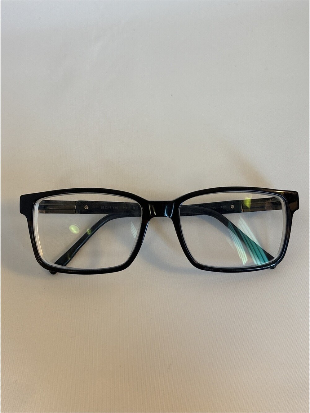 PERRY ELLIS PE1215-1  Dark blue Tortoise Eyeglasses Frame 58-18-150